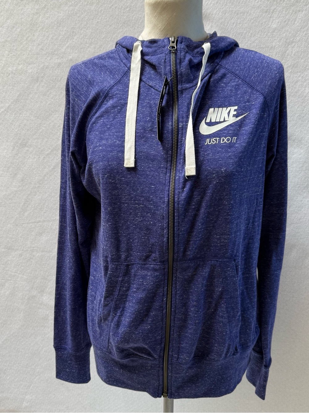 Nike Women's Heathered Purple Full-Zip Hoodie Jacket